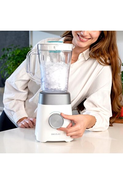 CECOTEC Blender cu cană Power Black Titanium 1300MAX W 1.5l Alb