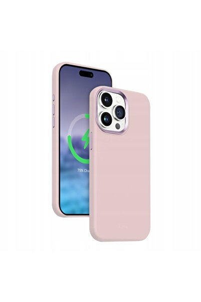 Crong Husă Color Cover LUX Magnetic pentru iPhone 15 Pro Max MagSafe, roz