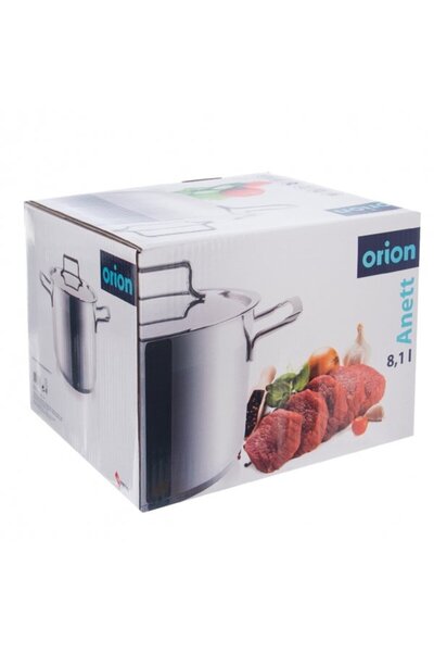 Orion Oală ANETT cu capac din inox 24 cm 8,1L PREMIUM mare