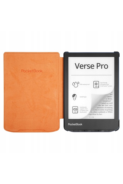 pocketbook Husă Verso Shell Portocalie din Piele Ecologică