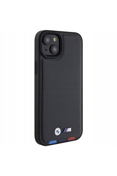 NO BRAND BMW BMHCP15M22PTDK iPhone 15 Plus 6.7 " negru Piele Stamp Tric