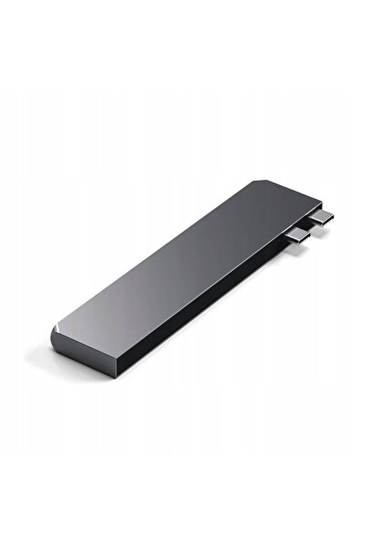 NO BRAND Hub USB-C 6 în 1, adaptor Satechi Pro Hub Slim pentru MacBook Pro Ai...