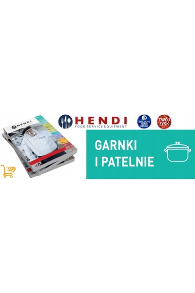 HENDI Tigaie Profi Line fără capac 2 l medie 240 mm - 835432