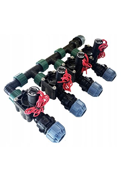 LoveMyGarden Distribuitor colector cu 4 secțiuni Hunter PGV 100 pentru țeavă ...