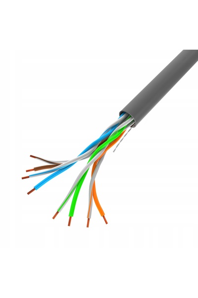 Lanberg Cablu LAN UTP cat.5E 305m fire CCA gri, trecut testul Fluke.