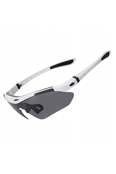ROCKBROS Ochelari de ciclism fotocromatici cu protecție UV 400, albi