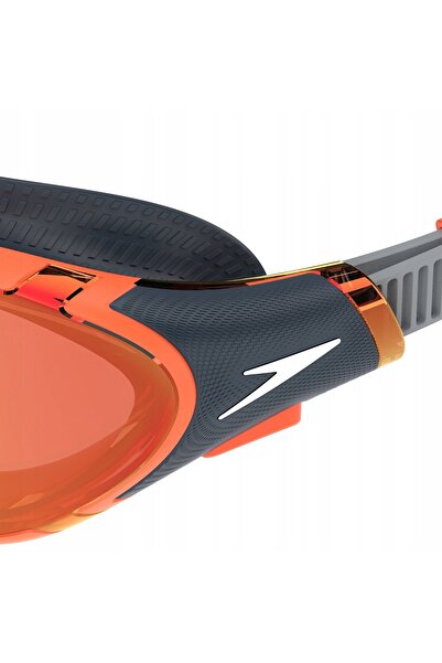 SPEEDO Ochelari de înot Biofuse 2.0 cu lentile oglindă, culoare amber wave/oț...