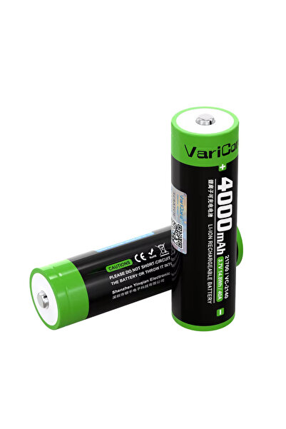 NO BRAND Baterie VariCore Plus VC-2140 21700 Li-ion 3,7 V 4000 mAh, 4 bucăți