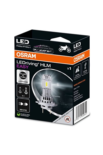 NO BRAND Bec motocicletă OSRAM LEDriving HLM Easy H7/H18 6500K