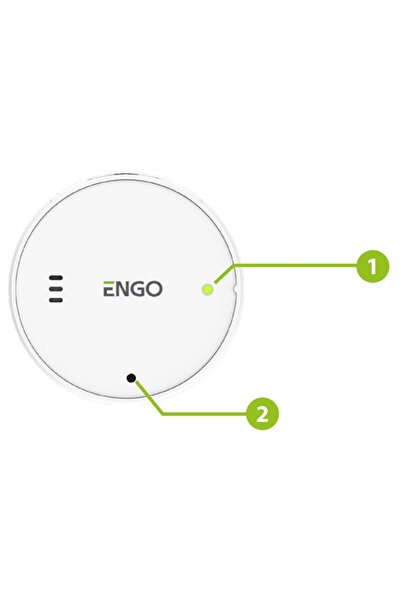 NO BRAND ENGO CONTROLS cap de termostat wireless M30x1.5 alb