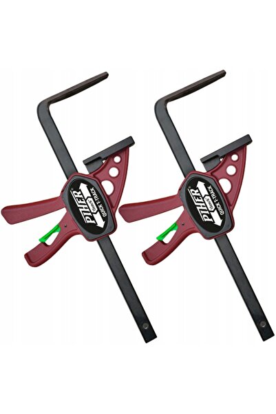 Piher Set de 2 bucăți clemă de masă QUICK de 15 cm pentru șină de ghidare