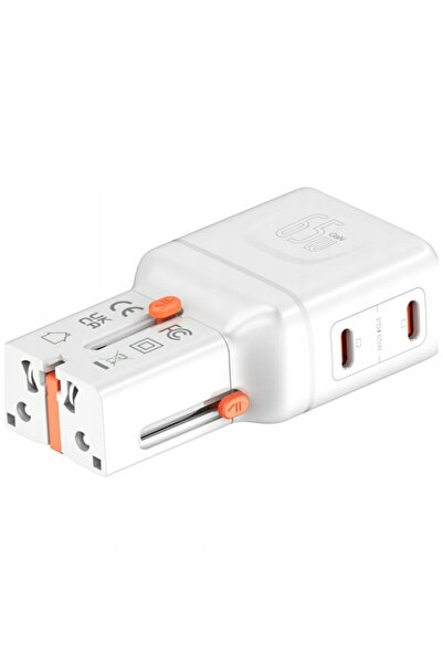 NO BRAND 4smarts 65W GaN Nomad Pocket 2x USB-C Încărcător de călătorie US/AUS...