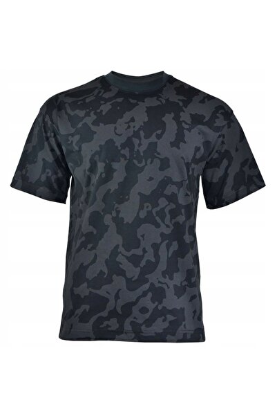 NO BRAND Tricou US MFH, Night Camo, negru/gri, bumbac, 170 g/m² XXL