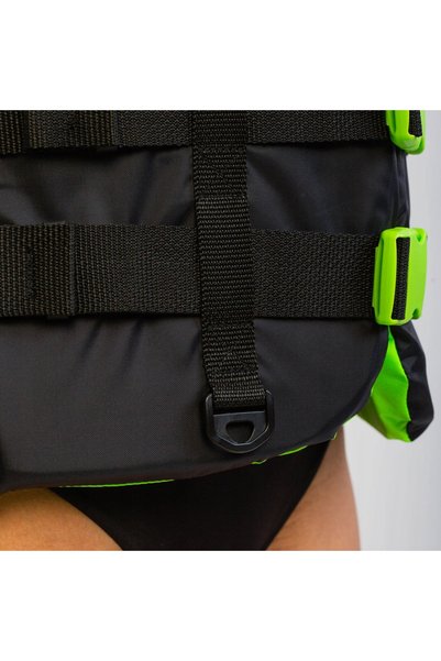 NO BRAND Vestă de siguranță JOBE 4 Buckle, culoare lime, mărimea M