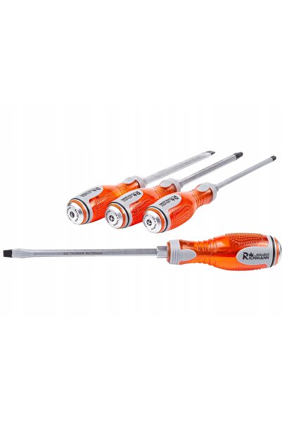 richmann SET ȘURUBELNIȚE INDUSTRIALE 4 PIESE S2, Cărucior de atelier cu inserții
