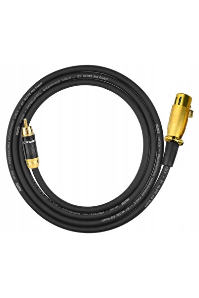 NO BRAND Cablu 2x XLR mamă-2RCA Klotz 4m