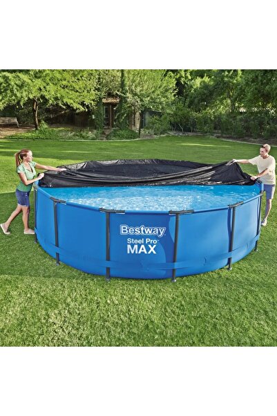 BESTWAY Acoperitoare pentru piscină cu cadru 457cm pentru piscină rotundă 58038