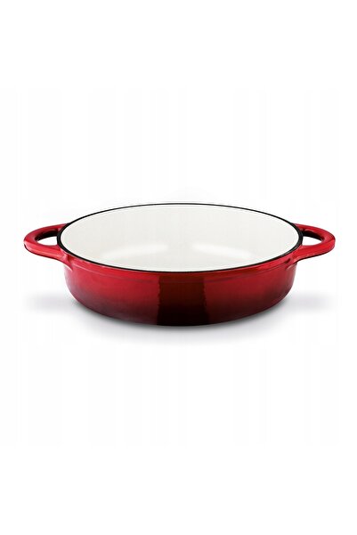 Konighoffer BRYTFANNA Oală de friptură din fontă, pentru inducție, 3L, roșie,...
