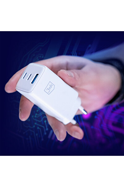 NO BRAND ÎNCĂRCĂTOR 3MK 65W PD GAN PENTRU TELEFONE ANDROID CU ÎNCĂRCARE RAPIDĂ