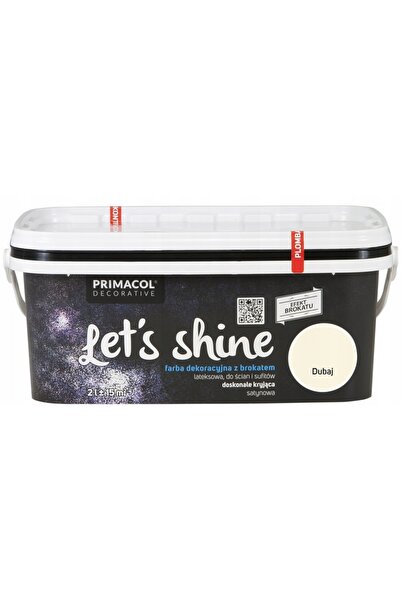 Primacol Vopsea decorativă cu sclipici LET'S SHINE DUBAI 2L Bej