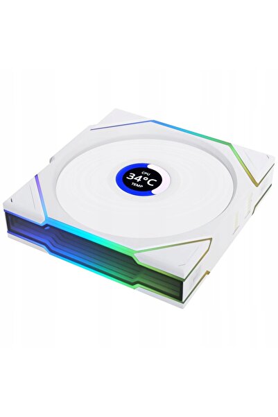 Lian Li Ventilator Uni Fan TL Wireless LCD 120 Reverse Alb 120mm