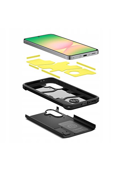 Spigen Pentru Galaxy A56 5G Husă armură robustă și rezistentă cu suport integrat