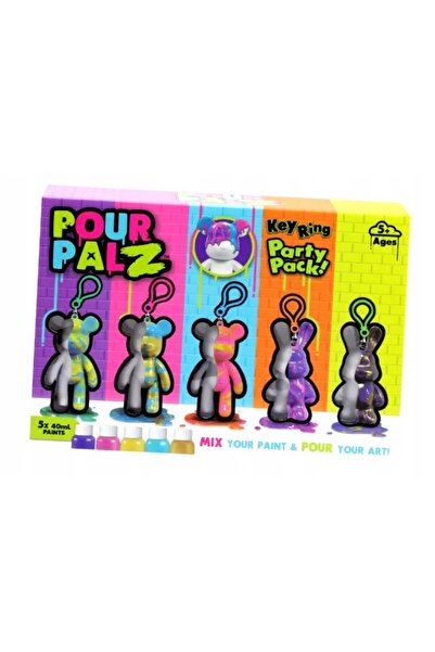NO BRAND Figurine Palz pentru decorarea brelocurilor, set creativ de vopsit 5...