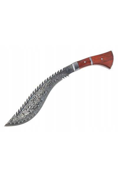 NO BRAND MACETA KUKRI CU FERĂSTRĂU Cuțit din oțel inoxidabil 440, husă din pi...