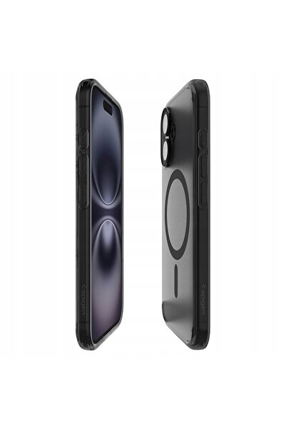 Spigen Husă pentru iPhone 16, compatibilă MagSafe, cu capac pentru butonul ca...