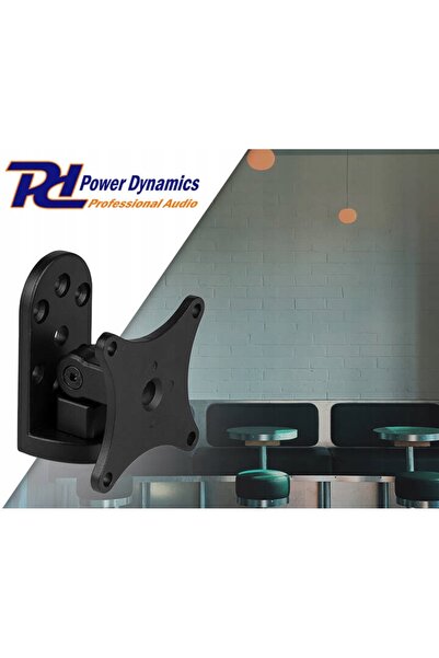 POWER DYNAMICS Suport de perete rotativ negru pentru difuzoare PDW