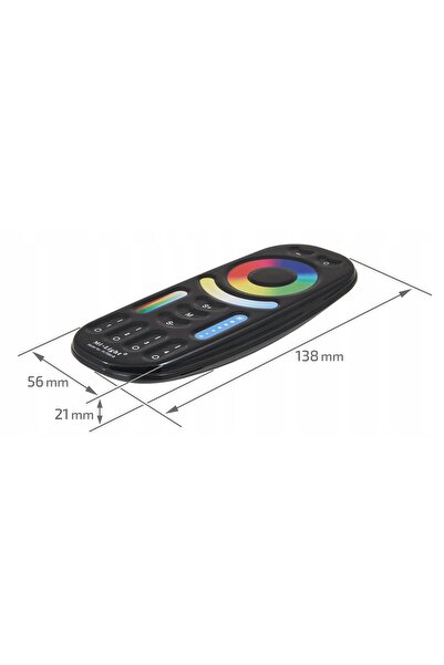 NO BRAND PILOT LED 4 STRIP RGB+CCT MILIGHT FUT092 NEGRU MiBoxer