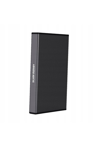 NO BRAND Silver Monkey carcasă externă pentru disc USB-C de 2.5 inch