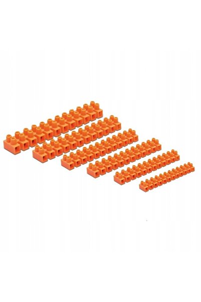 ecolight Bloc de borne pentru cabluri, 12 căi, 25mm, 10 bucăți, 60A
