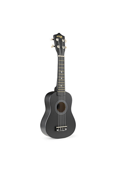 NO BRAND Ukulele soprano negru, kit de accesorii și învățare, cadou pentru copil