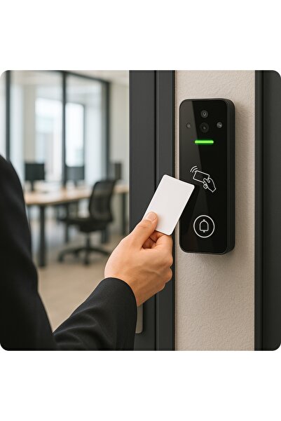 NO BRAND Încuietoare electronică video pentru poartă, cu cititor RFID, Wi-Fi,...