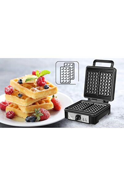 MPM GOFROWNICA MGO-24 1400W Aparat de gătit cu strat antiaderent, negru