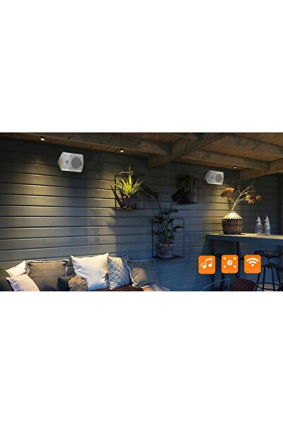 NO BRAND Boxe de perete WIFI Bluetooth IP55 240W 5.25'' set activ