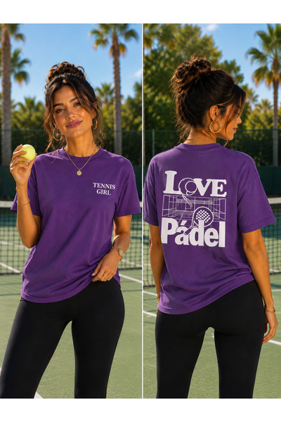 VODEXA Tricou unisex supradimensionat cu imprimeu tenis, 100% bumbac, cu tema...