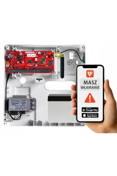 NO BRAND PRIMA64Q SISTEM DE ALARMĂ PANOU LCD NIGHTZONE GSM 6 SENZORI PENTRU A...