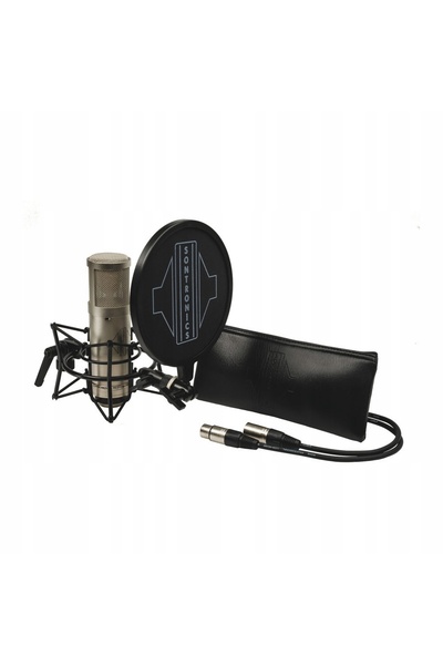 Sontronics Pachet STC-2 Microfon Condenser Argintiu + Coș filtrant + Filtru a...