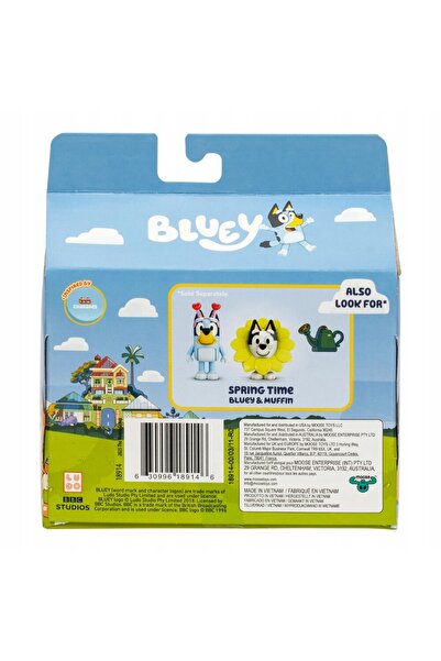 bluey Set SPRING AND MUFFIN de 2 figurine pentru copii de peste 3 ani