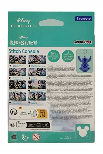 LEXIBOOK Consola Tamagotchi Disney STITCH My Best-E