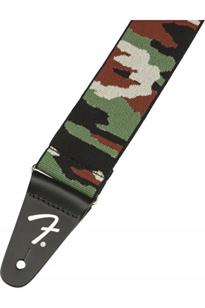 NO BRAND Fender WeighLess Camo Strap Woodland Pasek chitară
