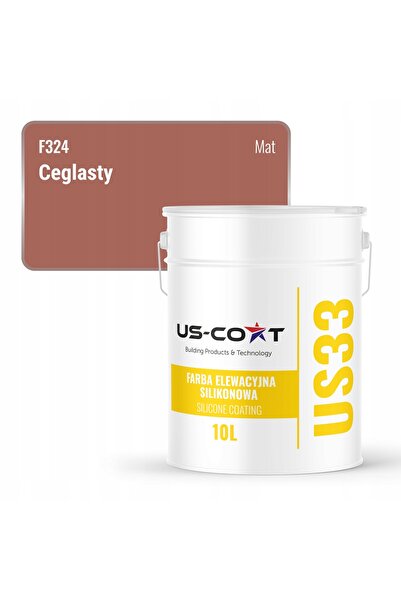 NO BRAND Vopsea siliconică pentru fațade 10L BRICKY F324 rezistentă la UV