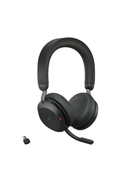 Jabra Căști stereo MS Evolve2 75 + Stație de încărcare + Pachet adaptor