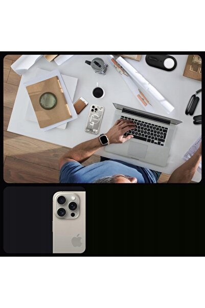Spigen Husă pentru iPhone 15 Pro Max, cu model pe spate și suport MagSafe