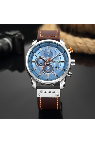 NO BRAND CURREN CLASIC ELEGANT CRONOGRAF CEAS CU DATĂ 6 CULORI CEAS BĂRBĂTESC