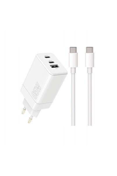 NO BRAND Încărcător rapid de 65W cu cablu de 1m și 3 porturi pentru Motorola ...