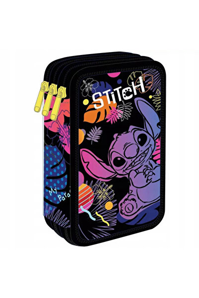 NO BRAND COOLPACK DISNEY STITCH TRIPULATUĂ PENAR NEGRU CU ACCESORII