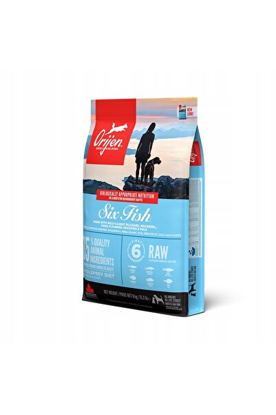 Orijen Six Fish - hrană uscată pentru câini - 6kg